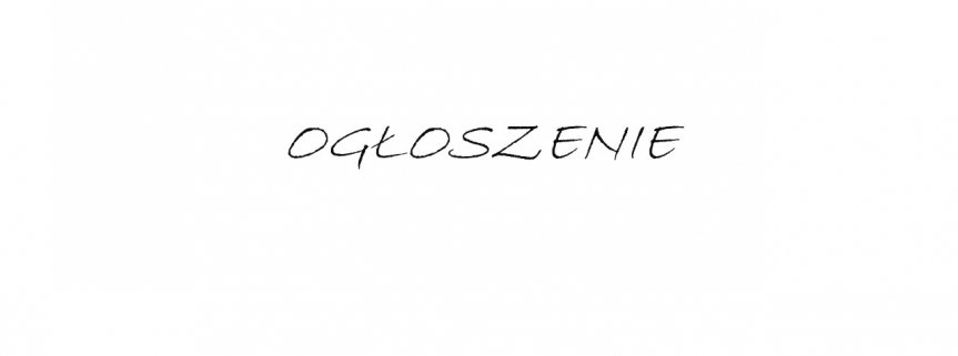 Ogłoszenie