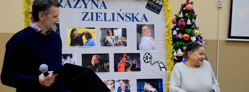 Spotkanie z aktorką-Grażyną Zielińską 